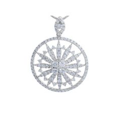 18 Karat Moden diamond pendant