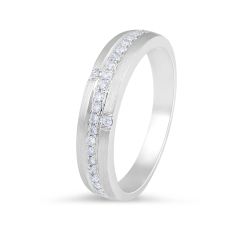 18k white gold diamond wedding rings 