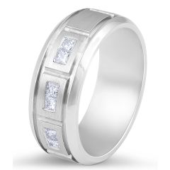 18 Karat Diamond  mens wedding bands Melbourne